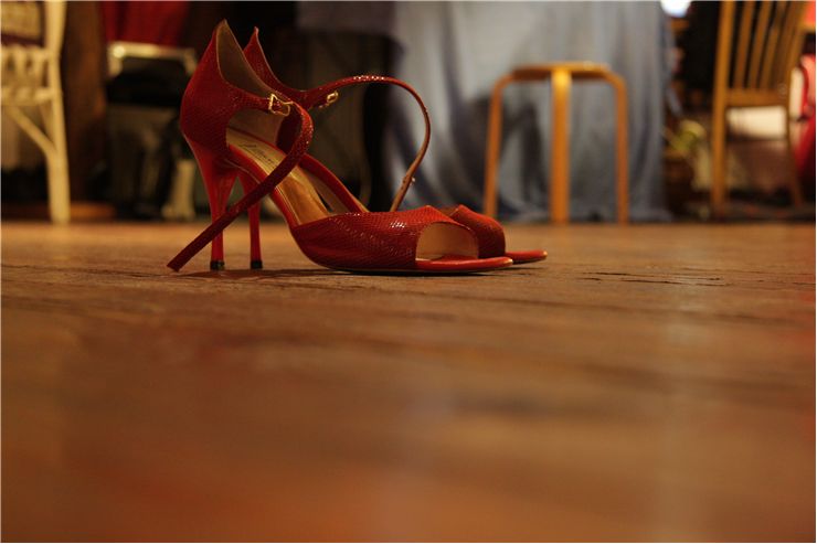 Red Dance Shoes